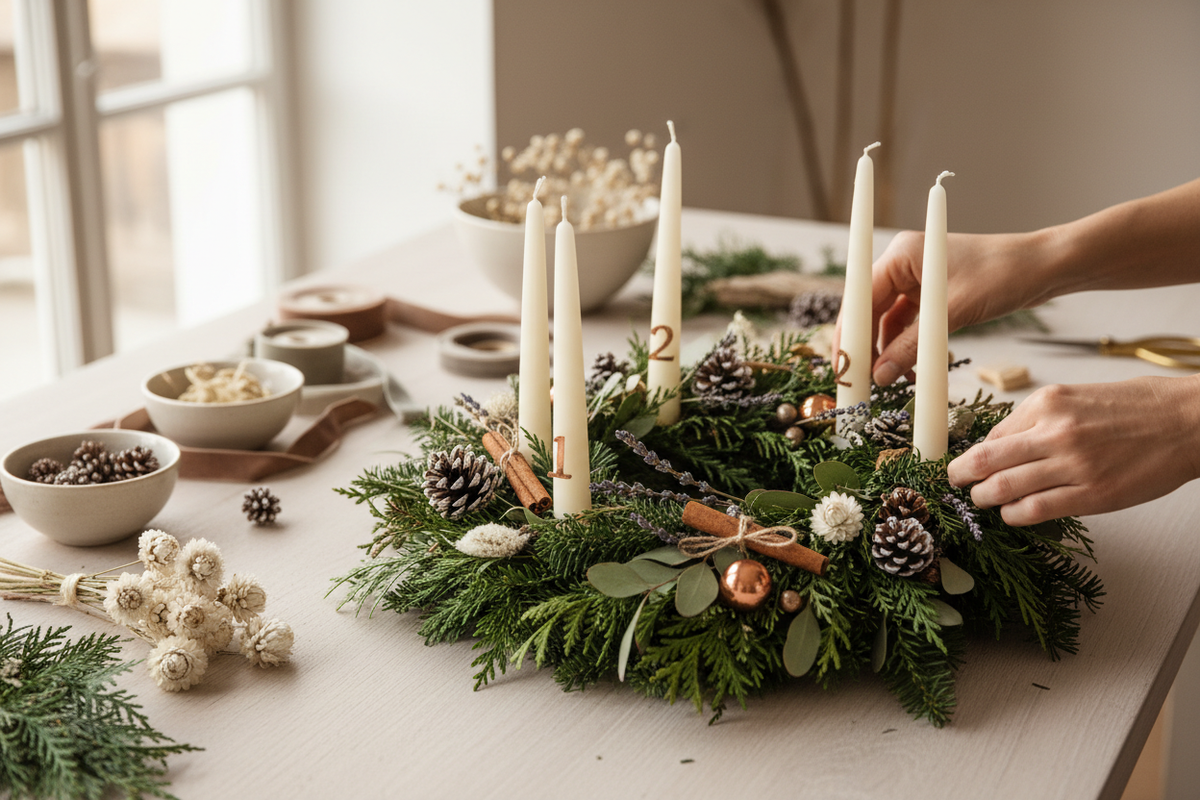 Adventskranz workshop